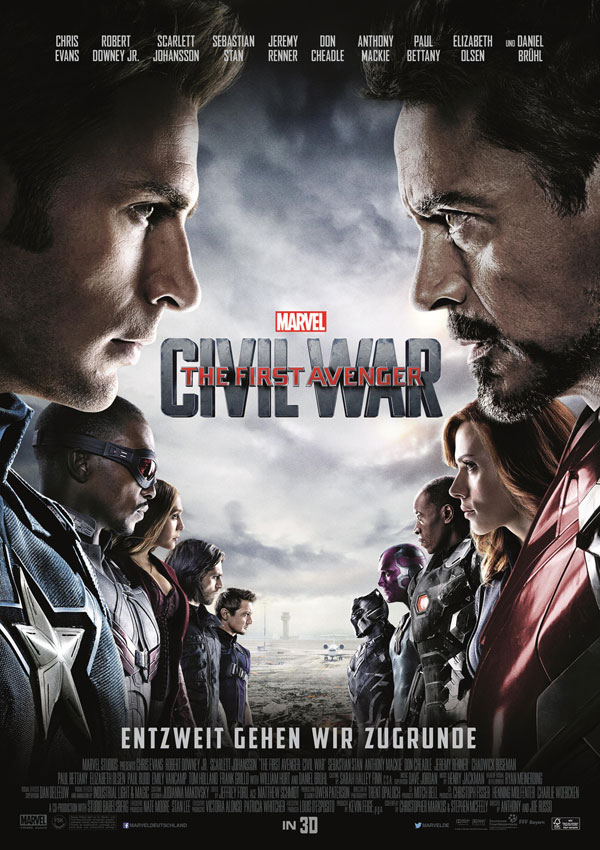 ดูหนังออนไลน์ฟรี กัปตันอเมริกา 3 ซีวิลวอร์ Captain America 3 Civil War